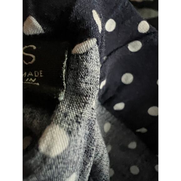 Cynthia Rowley Wide Leg Casual Pants Lounge Loose Fit Navy - S - Picture 10 of 10